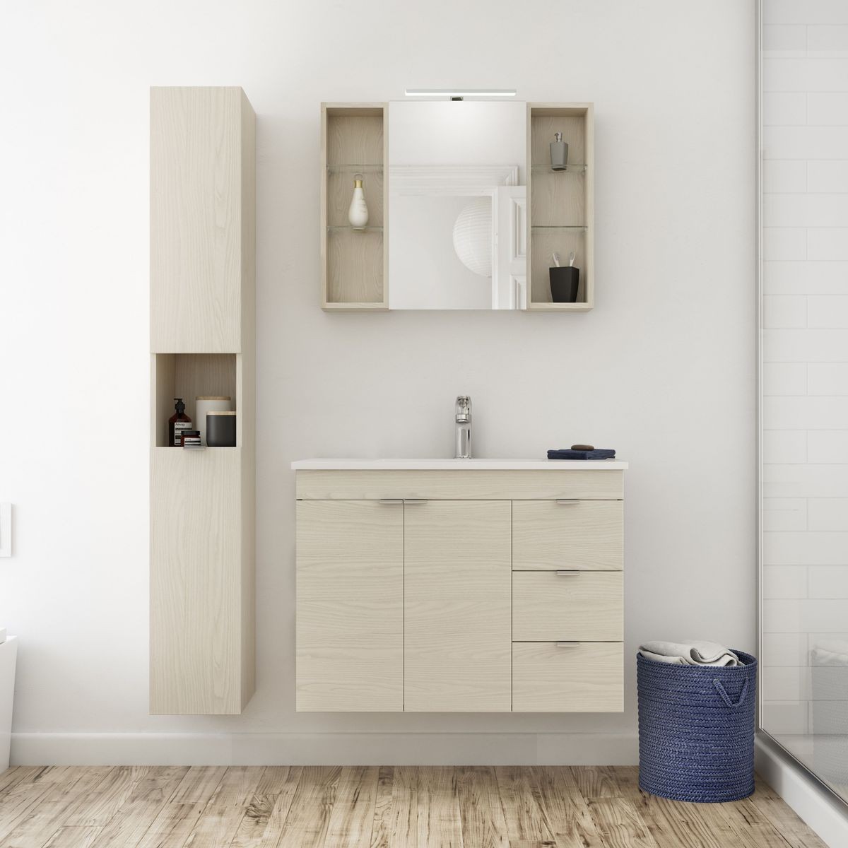 St michel store mirror cabinet