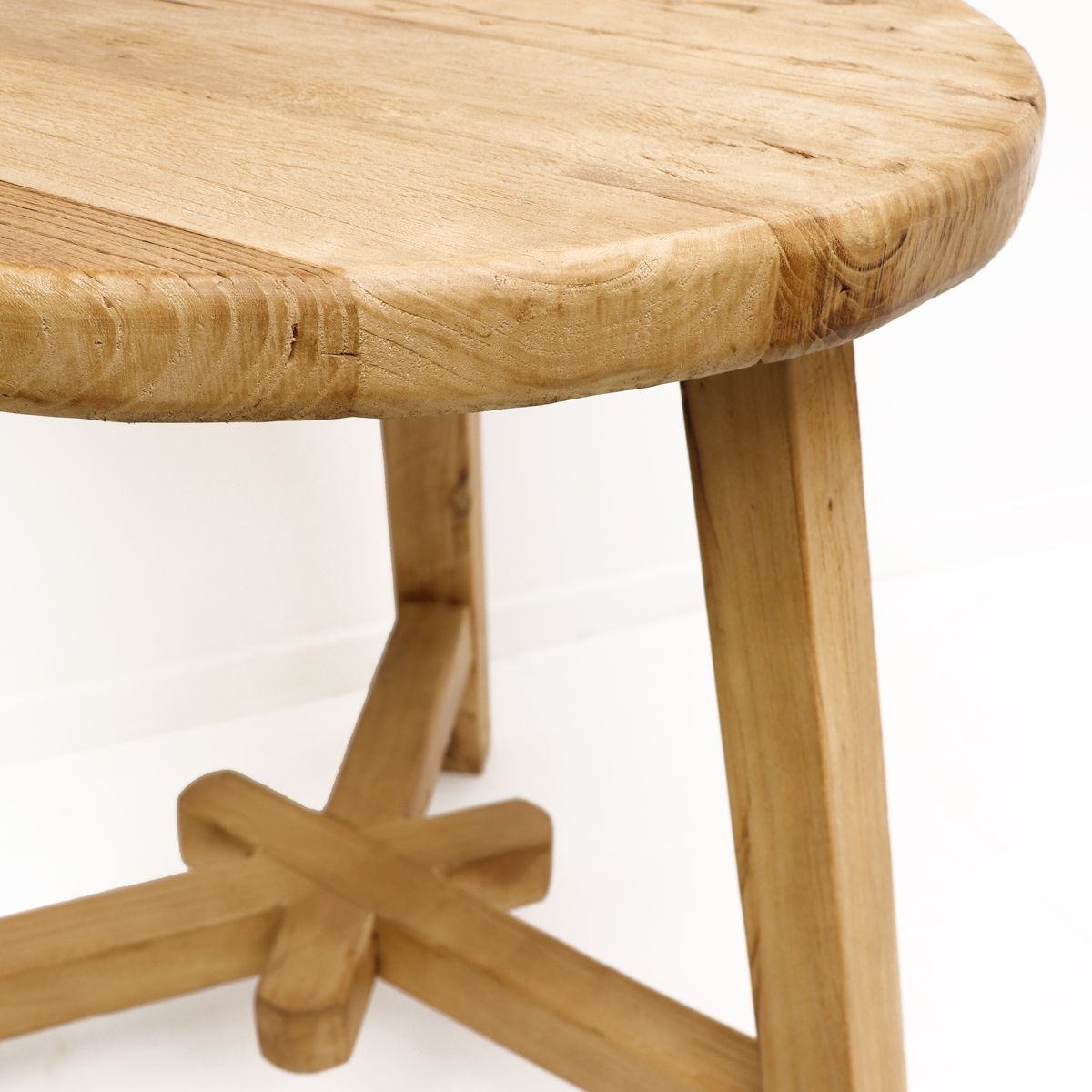 Tall round deals end table
