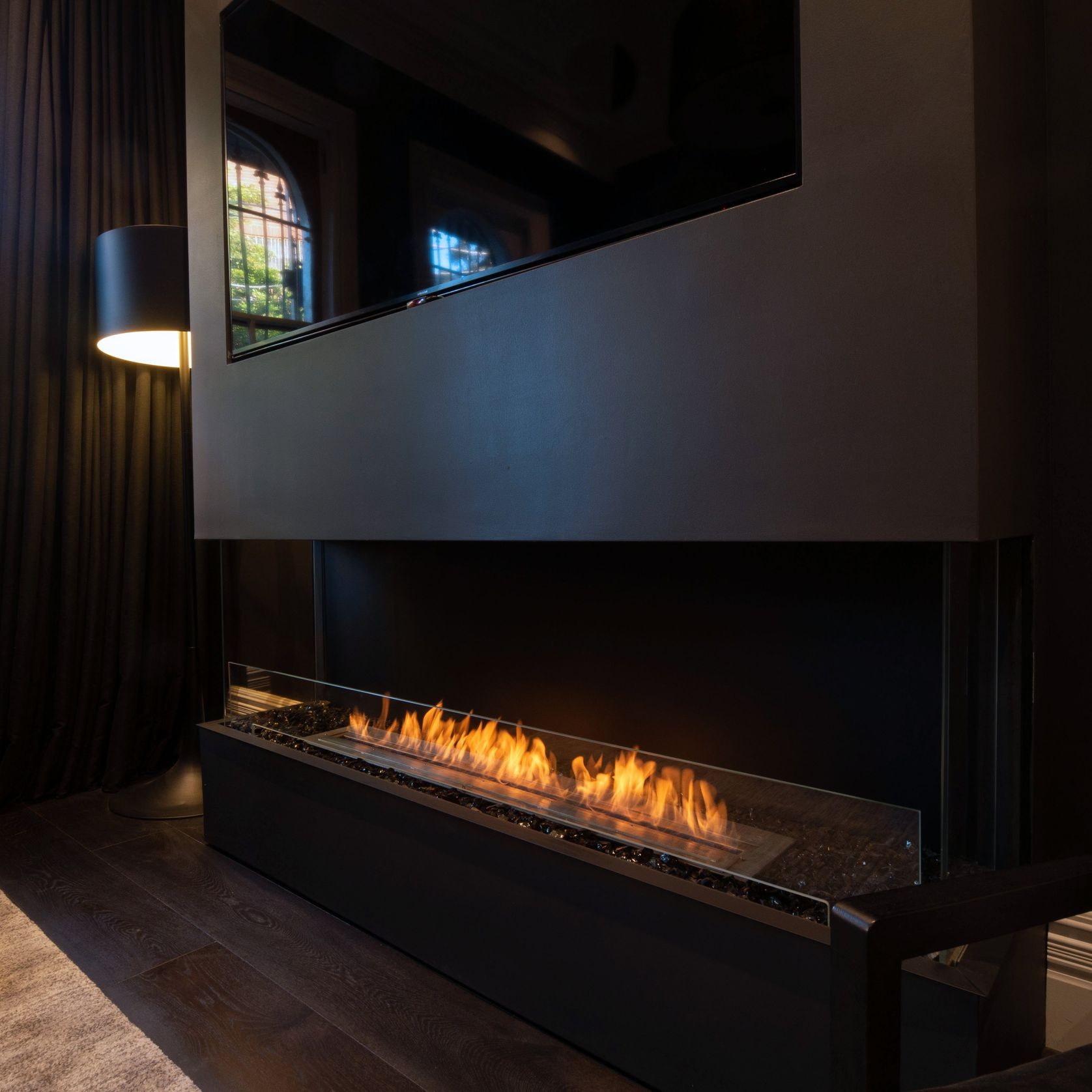 EcoSmart™ Flex 68BY Bay Fireplace Insert gallery detail image