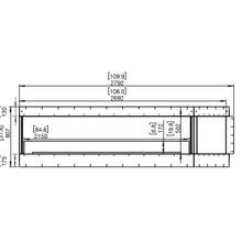 EcoSmart™ Flex 104LC.BXR Left Corner Fireplace Insert gallery detail image