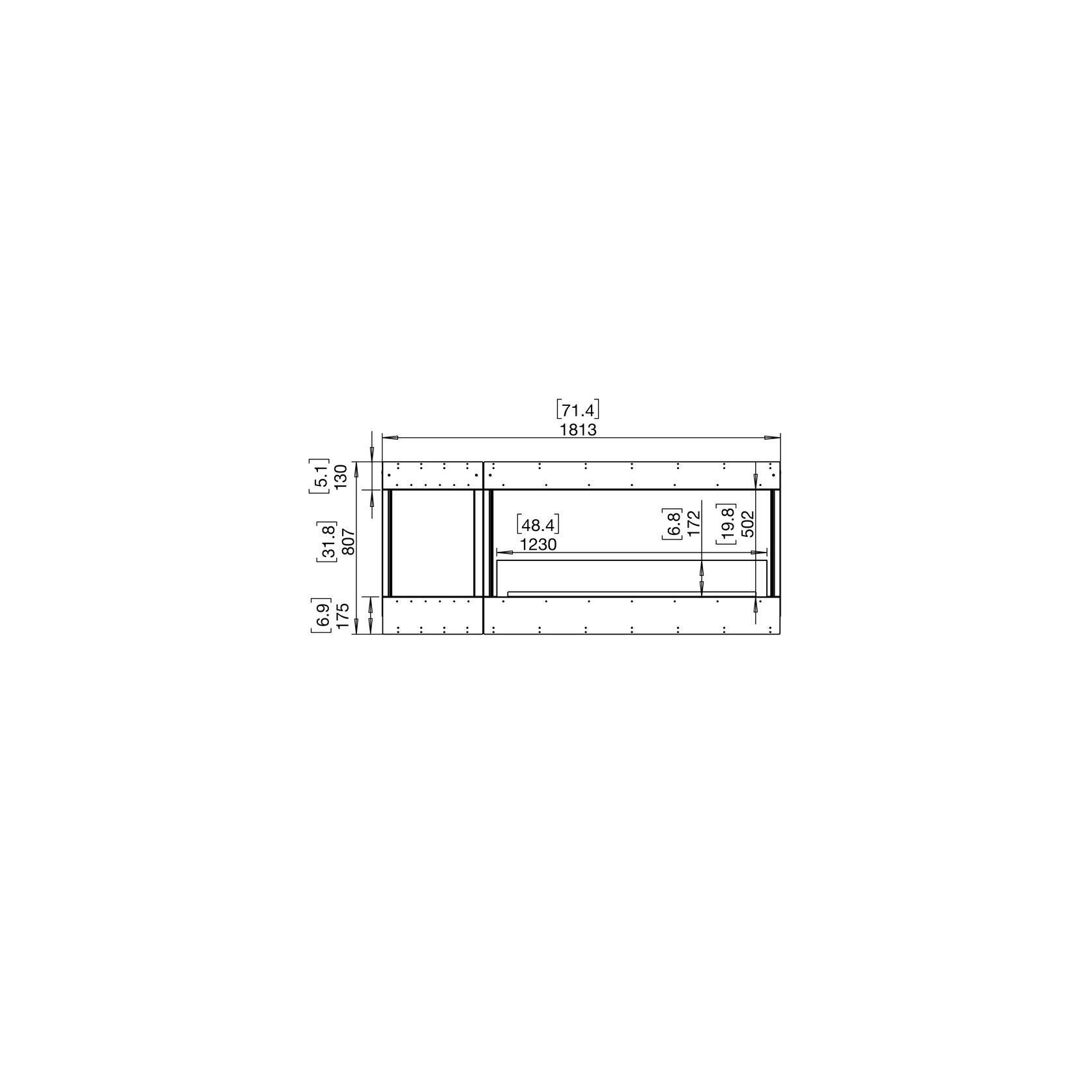 EcoSmart™ Flex 68BY.BXL Bay Fireplace Insert gallery detail image
