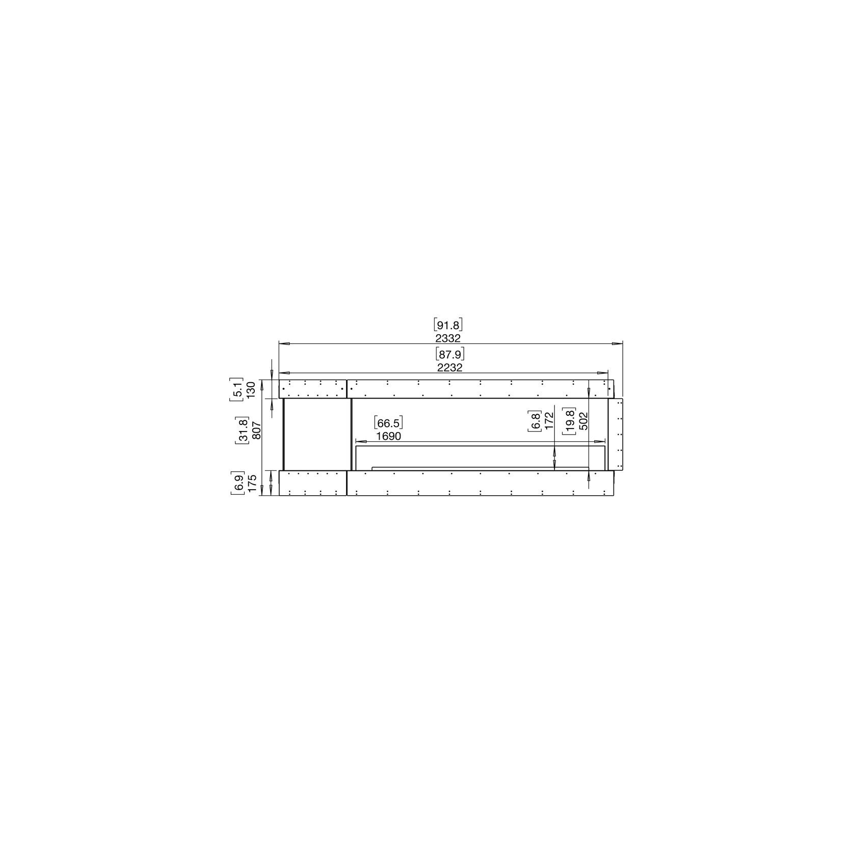 EcoSmart™ Flex 86PN.BXL Peninsula Fireplace Insert gallery detail image
