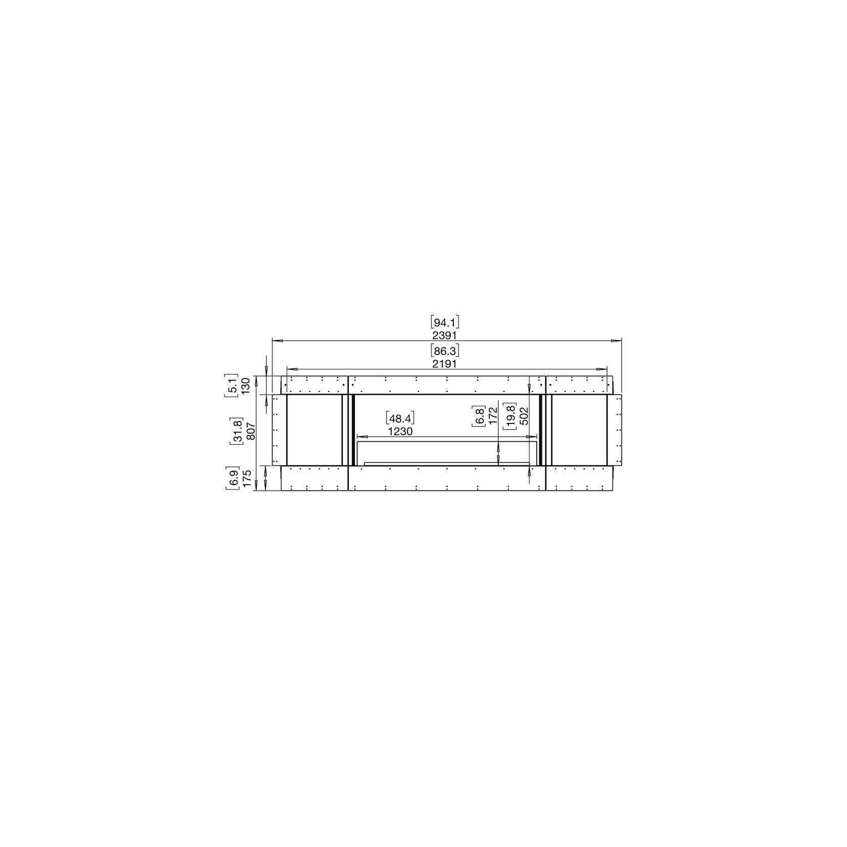 EcoSmart™ Flex 86SS.BX2 Single Sided Fireplace Insert gallery detail image