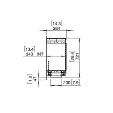 EcoSmart™ Flex 86SS.BX2 Single Sided Fireplace Insert gallery detail image