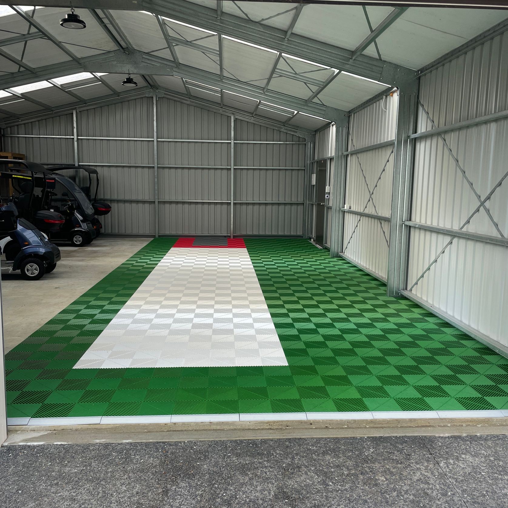 Ribtrax Modular Floor Tile Turf Green gallery detail image