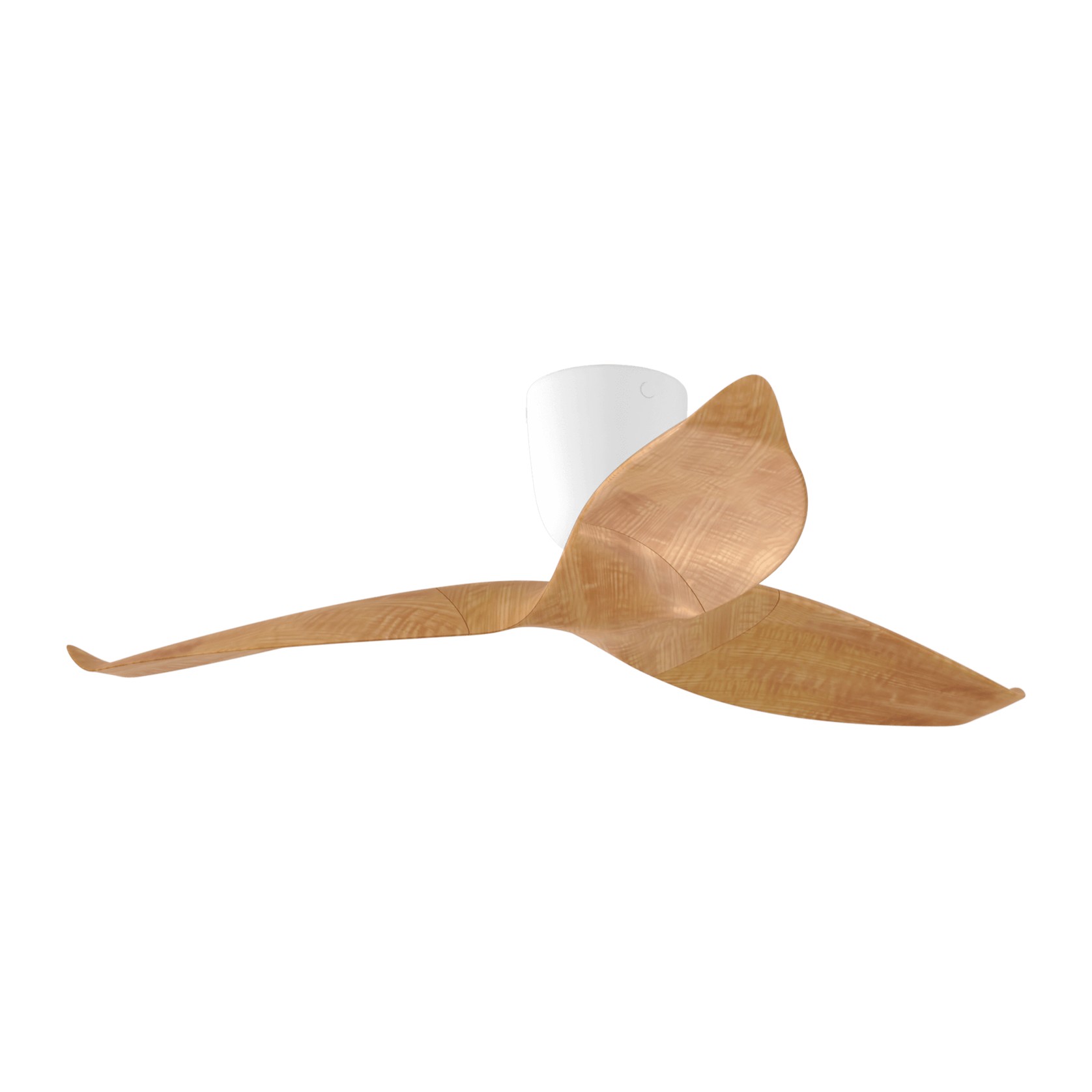 Aeratron AE3+ Ceiling Fan - White/Light Timber Finish gallery detail image