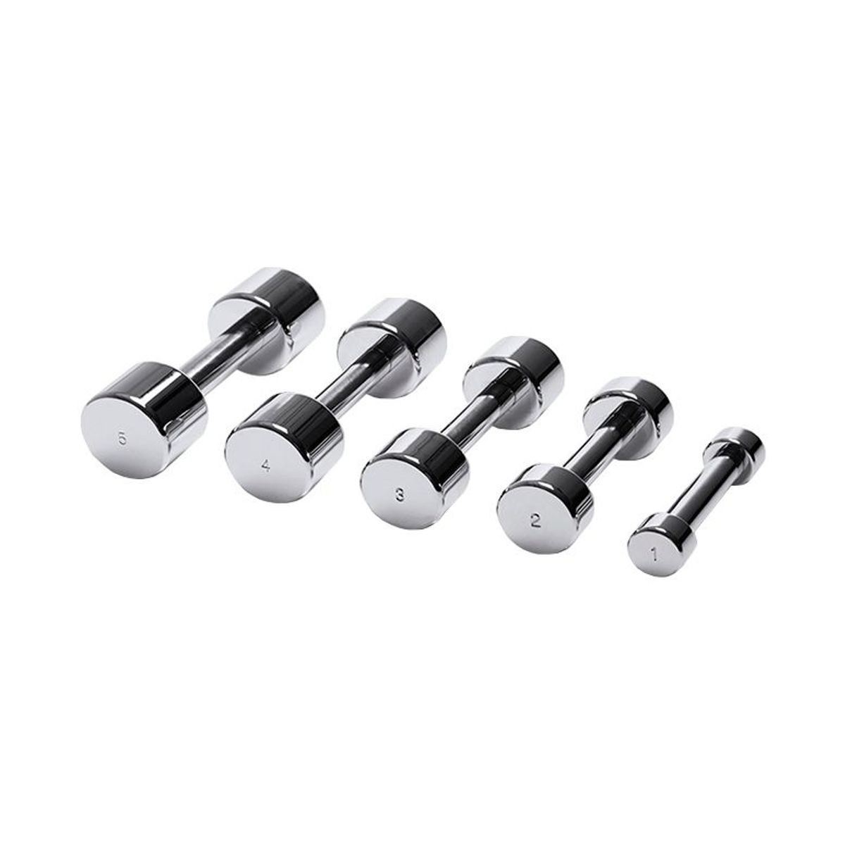 Chrome dumbbells sale