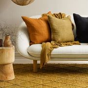 Baya Assam 100% Jute Floor Rug - Saddle gallery detail image
