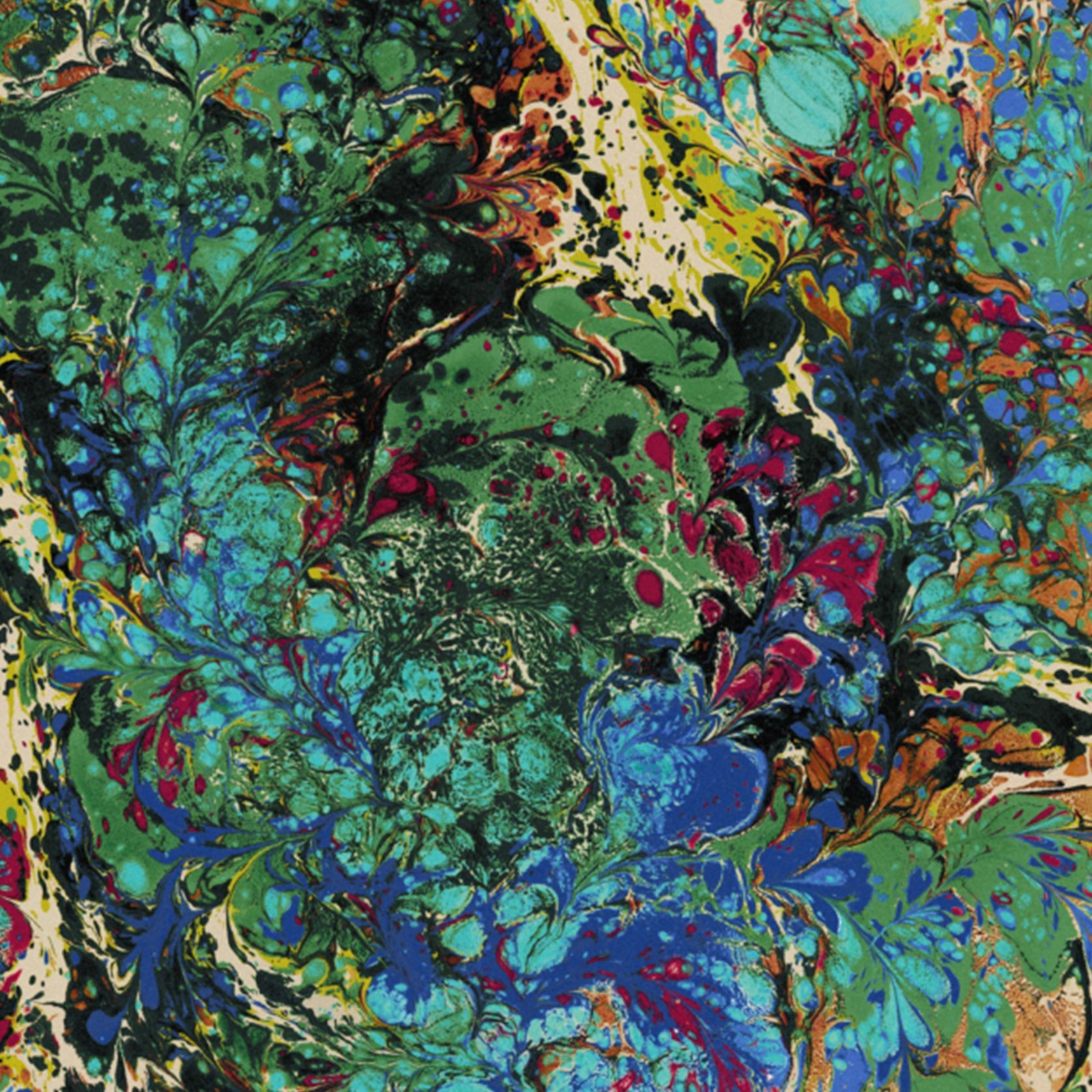 'Estuary in Bloom' Circular Art Rug | CH-003 gallery detail image