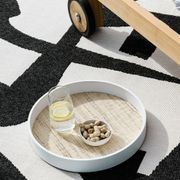 Baya Copacabana In-Outdoor Rug | Colour Black/Ecru gallery detail image