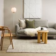 Baya Emmett 100% Wool Floor Rug - Pumice gallery detail image