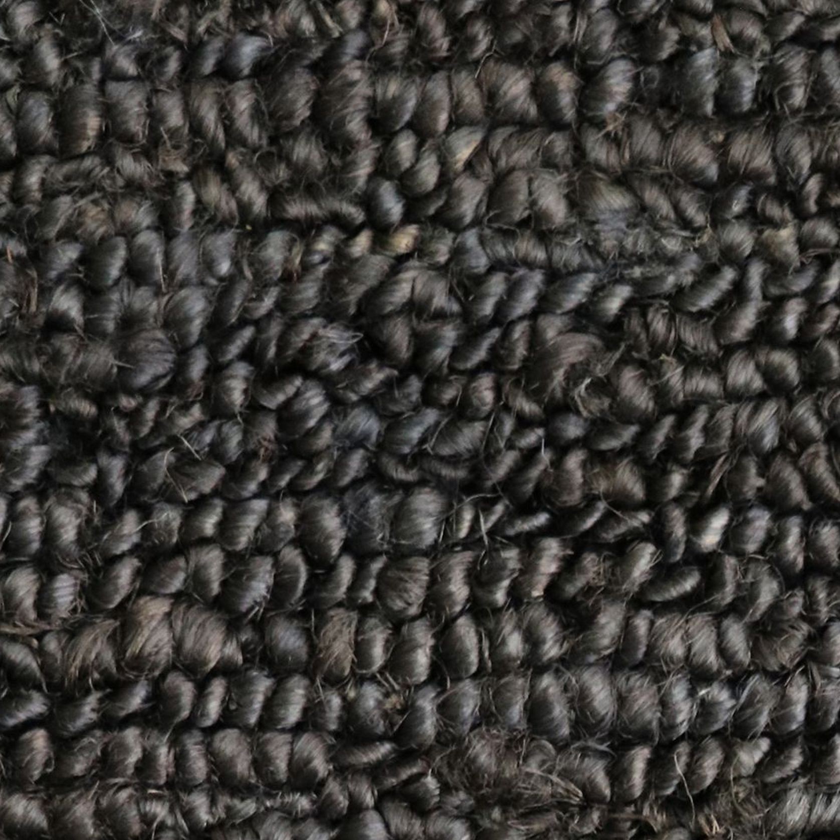 Baya Madagascar 100% Hemp Floor Rug - Licorice gallery detail image