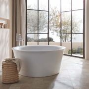 White Tulip Freestanding Circular Bath by Duravit gallery detail image