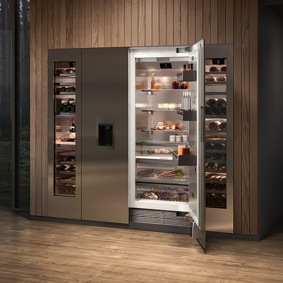 Gaggenau Built in Fridge 400 Series Soft Close Flat Hinge