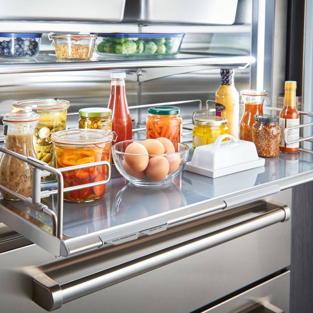 91cm PRO Refrigerator Freezer with Glass Door ArchiPro NZ