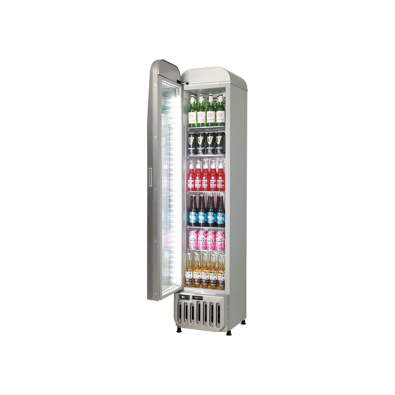 Tropical Skinny Glass Door Upright Bar Fridge gallery detail image