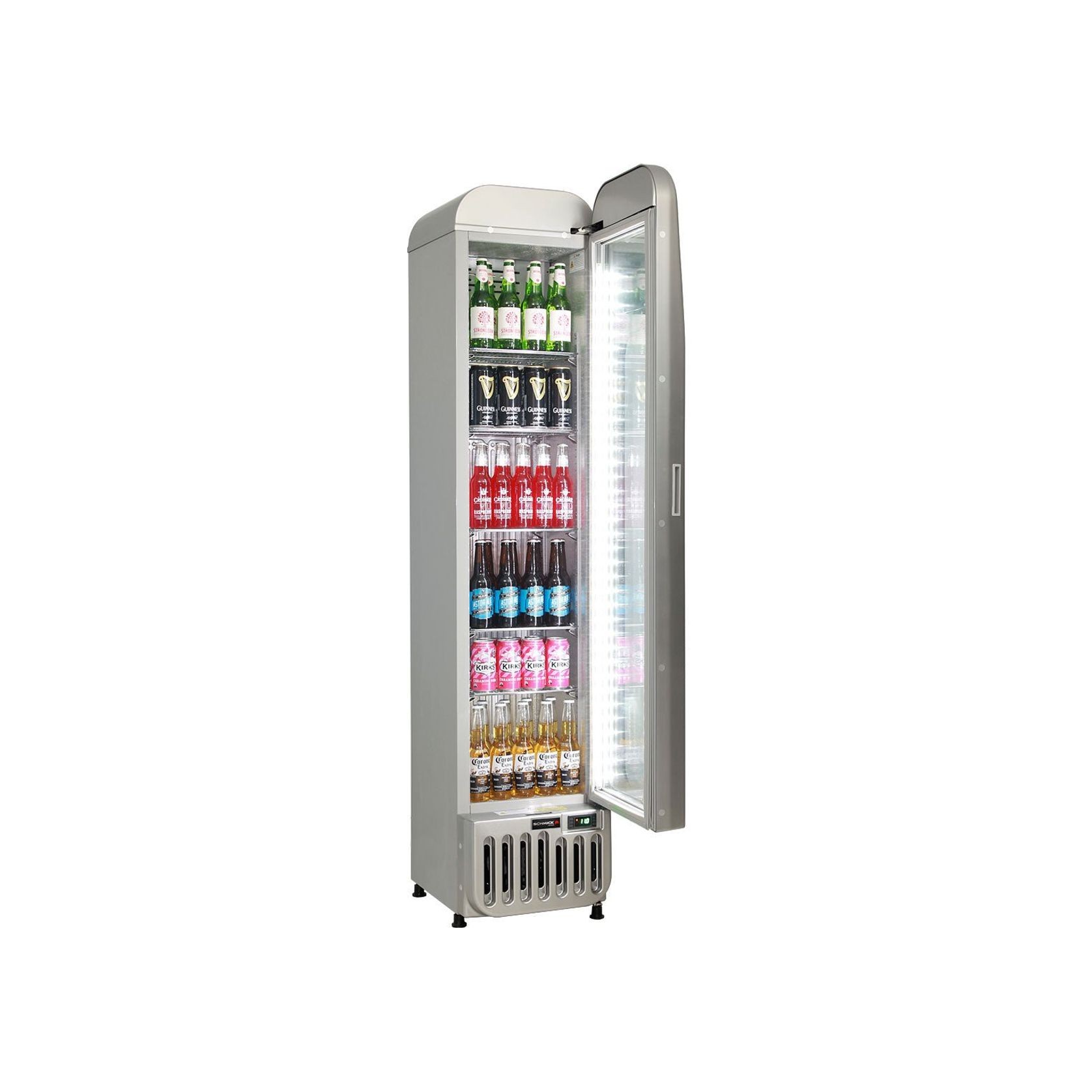 Tropical Skinny Glass Door Upright Bar Fridge gallery detail image