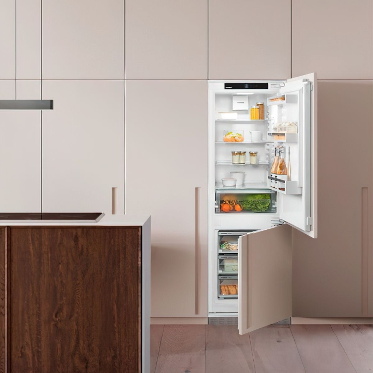 Fully integrated hot sale freezer