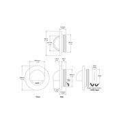 Hunza™ SLIM Recessed Solid Eyelid Light gallery detail image