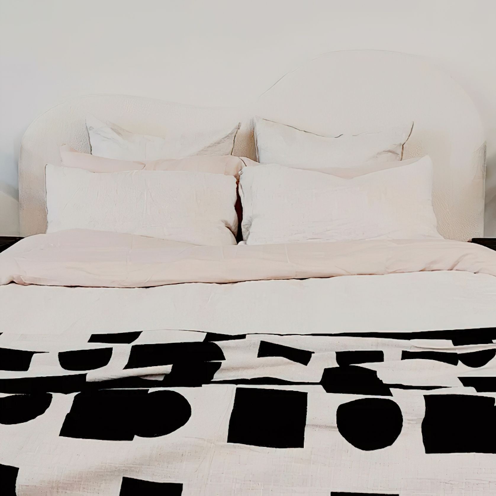 Cloud Boucle Headboard - Queen gallery detail image