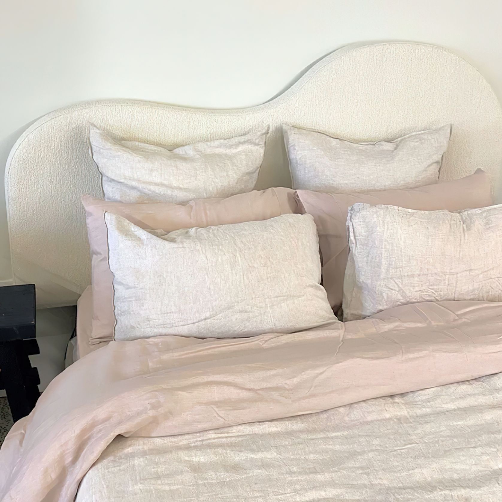 Cloud Boucle Headboard - Queen gallery detail image