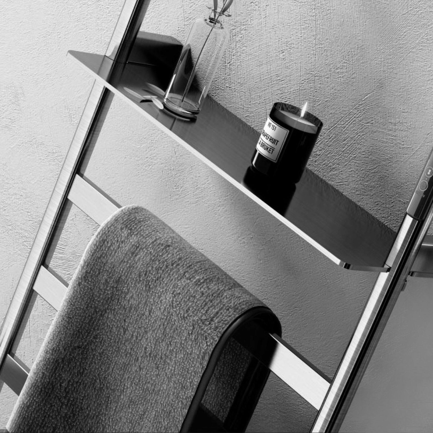 Kingsley Heated Towel Rail With Timer & Temp Setting ArchiPro NZ