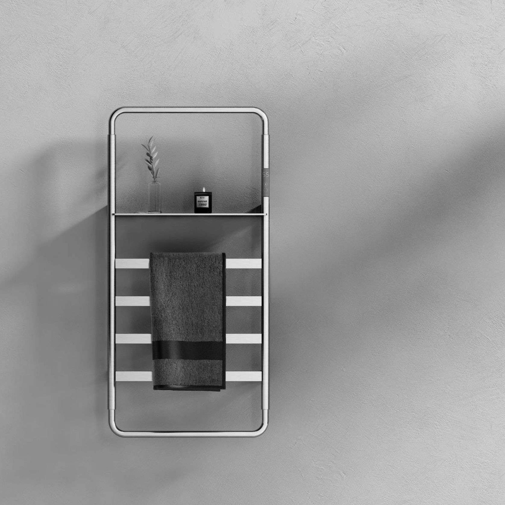 Kingsley Heated Towel Rail With Timer & Temp Setting ArchiPro NZ