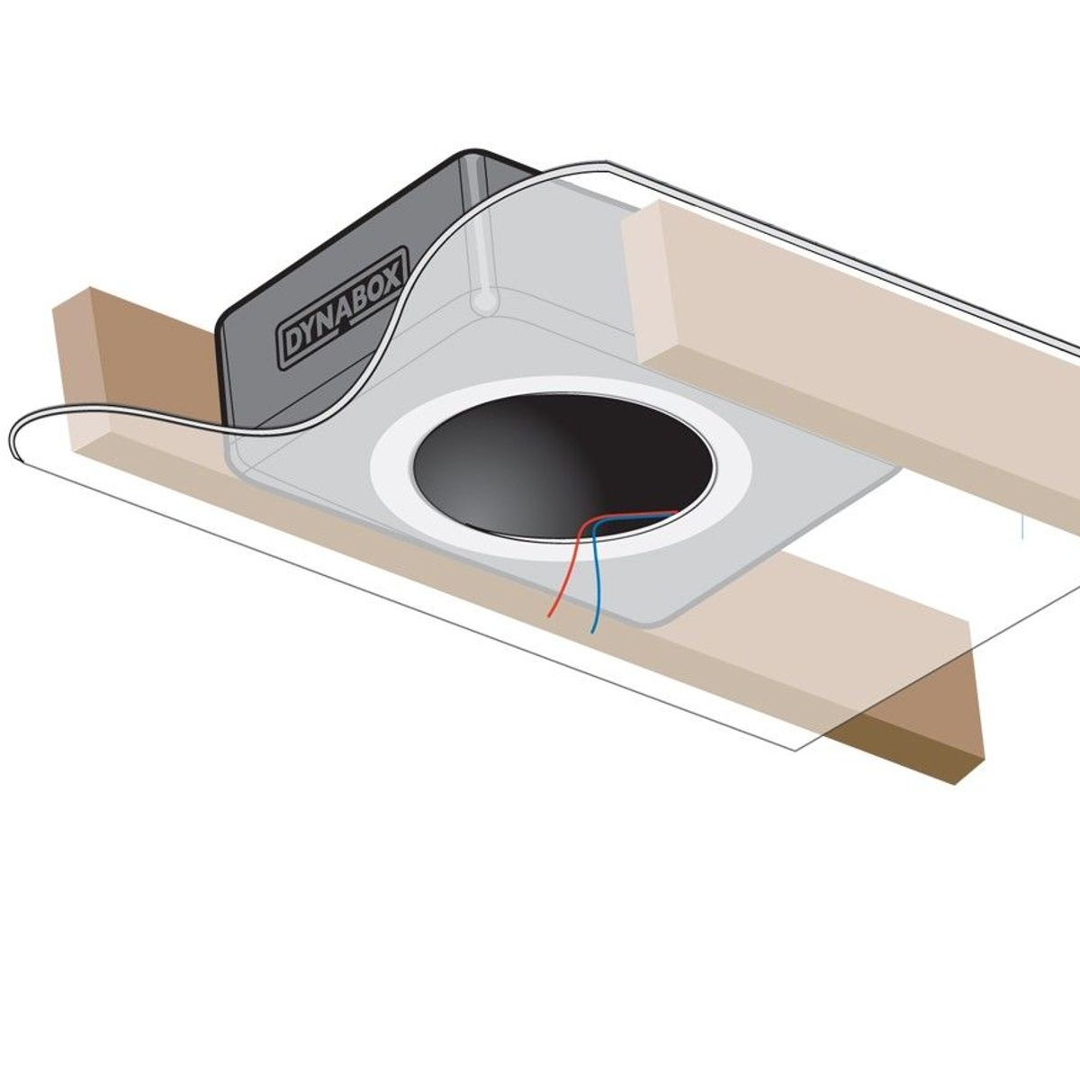 Ceiling speaker 2024 acoustic back box