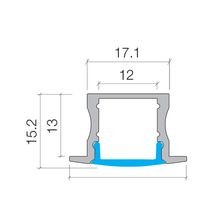 Recess Mount Profile & Diffuser | LEDCHAN140 gallery detail image