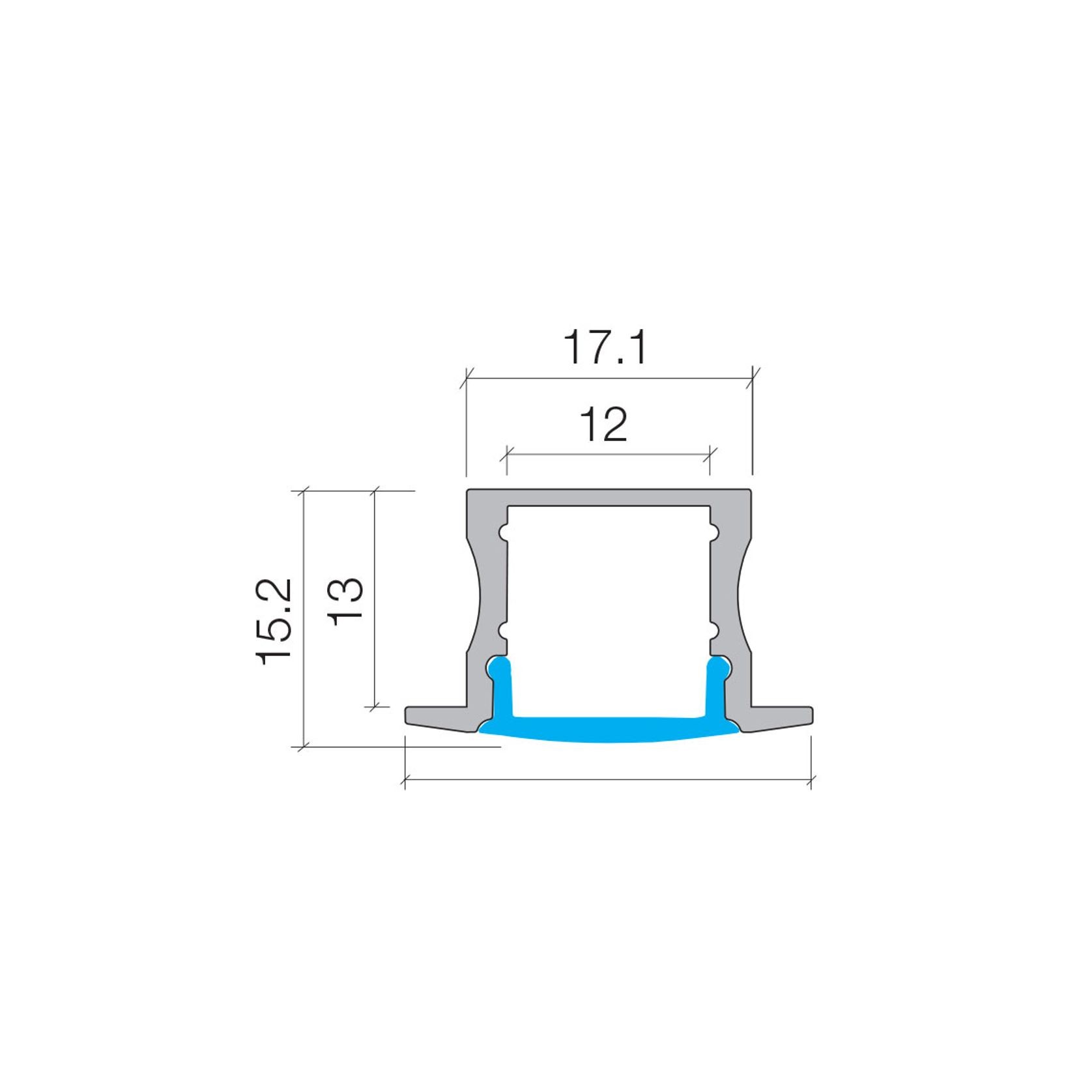 Recess Mount Profile & Diffuser | LEDCHAN140 gallery detail image