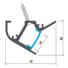 Surface Mount Profile & Diffuser | LEDCHAN740 gallery detail image
