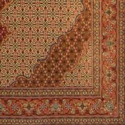Fine Hand-knotted Wool & Silk Tabriz Persian Rug 151cm x 199cm gallery detail image