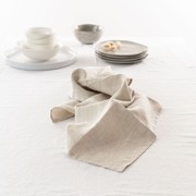100% French Linen Tea Towel - Set 2-Natural Oat gallery detail image