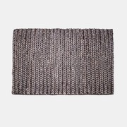 Jute Rug Thick Tail - Dark Grey gallery detail image