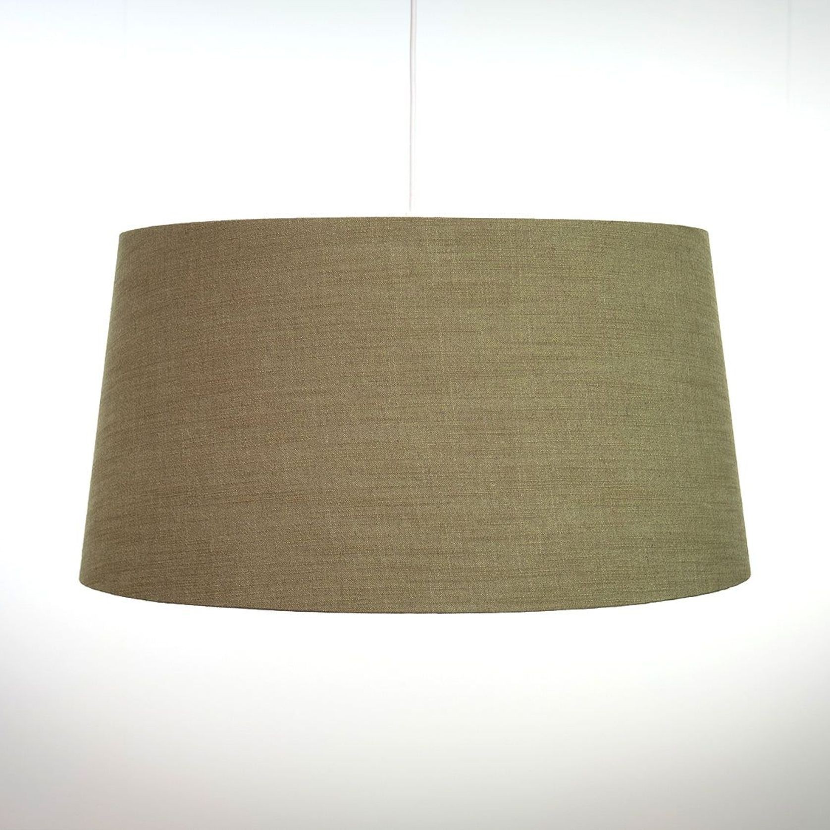 70cm Linen Tapered Hanging Lamp Shade - Multiple Colours gallery detail image