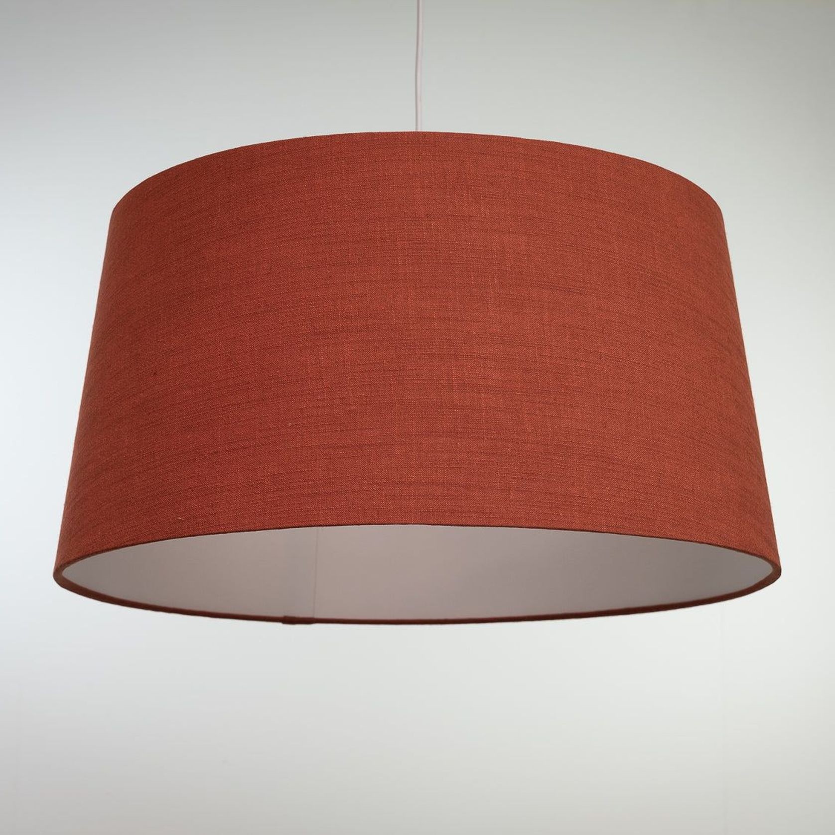 70cm Linen Tapered Hanging Lamp Shade - Multiple Colours gallery detail image