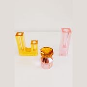 Crystal Block Slim Vase gallery detail image
