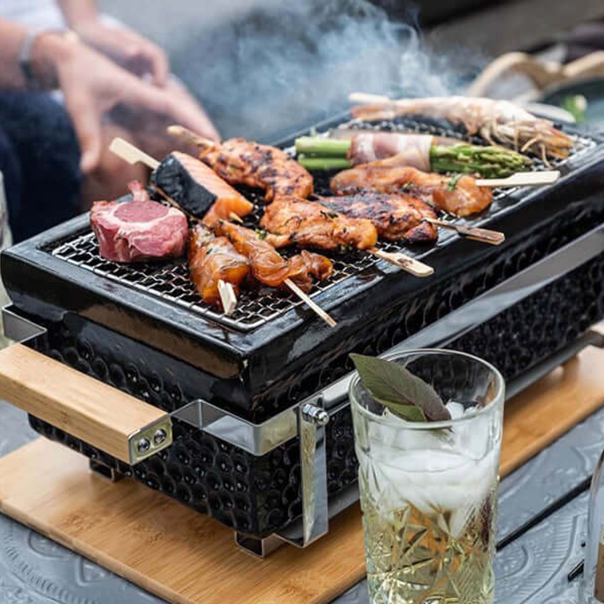 Hibachi Tabletop BBQ Grill Rectangle ArchiPro NZ