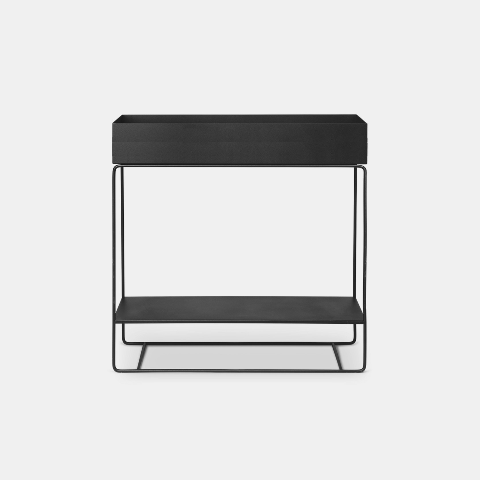 Metal Planter Console - Black gallery detail image