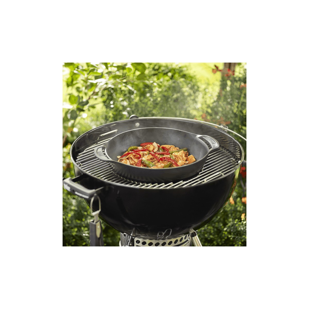Weber GBS Cast Iron Wok and Steamer ArchiPro NZ