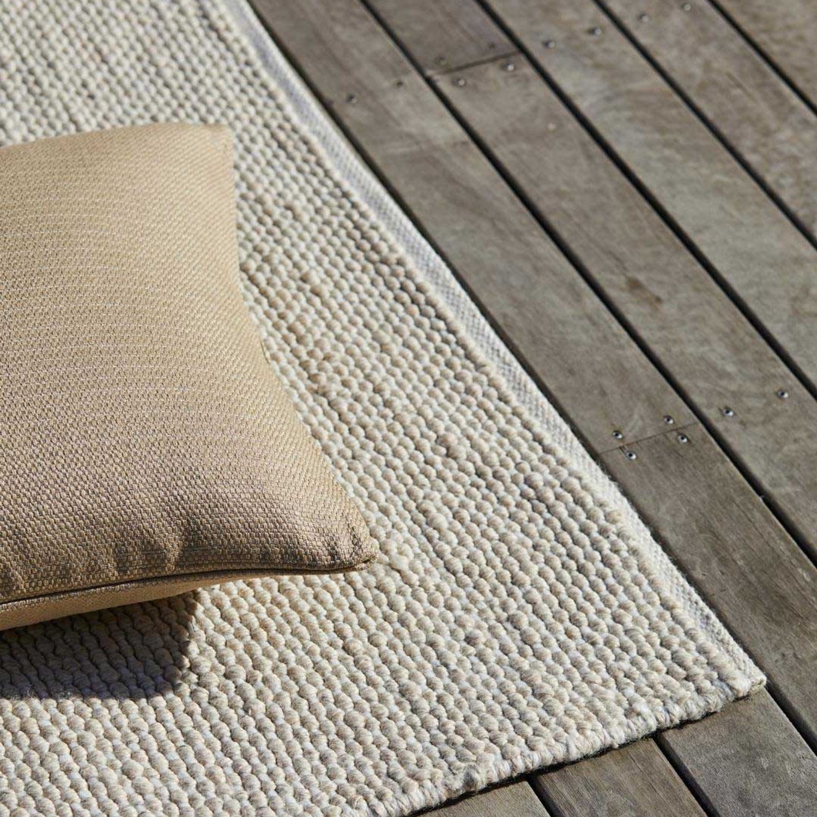 Weave Home Andorra Outdoor Rug - Oatmeal gallery detail image