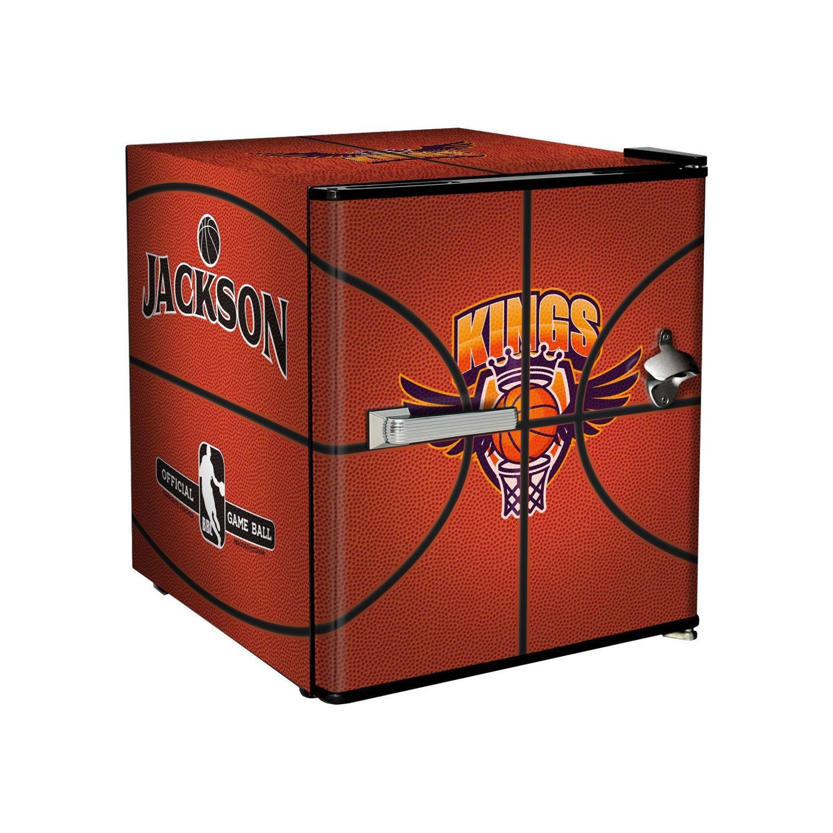 Basket Ball Mini Bar Fridge with Opener (Add Your Name) gallery detail image