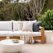 Baya Chandler In & Outdoor Cushion - Ocean | Blue tones gallery detail image