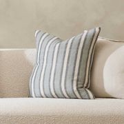 Baya Brighton Cushion - Cloudburst | On-Trend Stripe gallery detail image