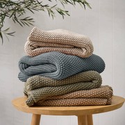 Baya Devon Throw - Sage | Organic Cotton gallery detail image