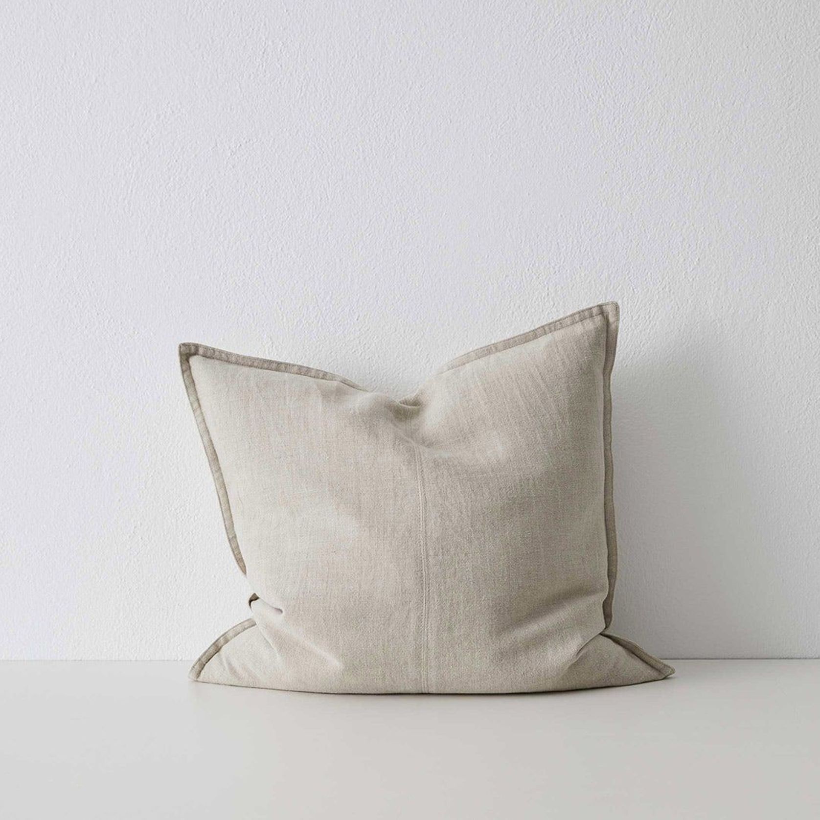 Weave Home European Linen Como Cushion - Linen | Square and Lumbar | Three Sizes gallery detail image