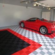 Ribtrax Modular Floor Tiles Racing Red gallery detail image