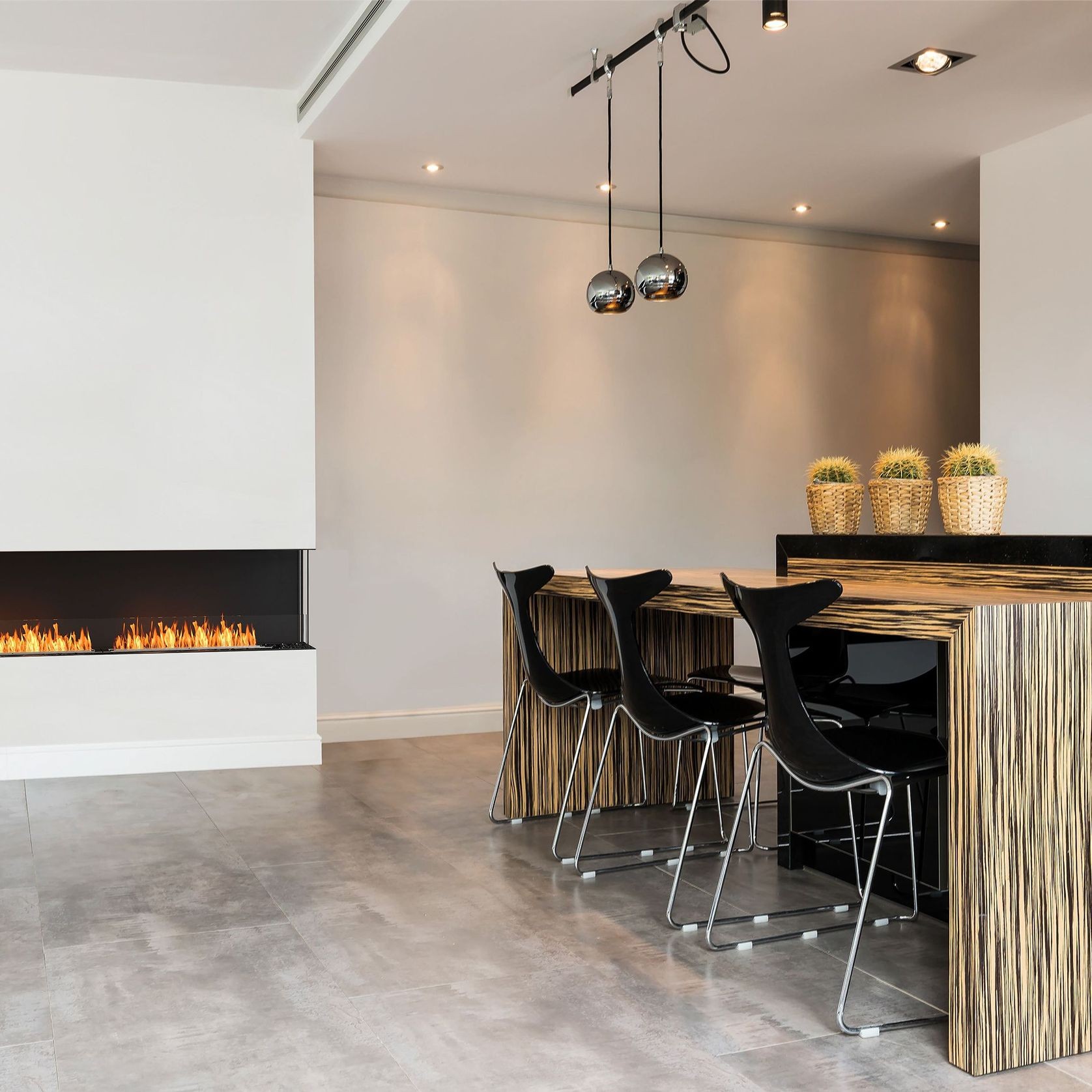 EcoSmart™ Flex 140RC.BXL Right Corner Fireplace Insert gallery detail image