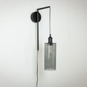 Frankie Swing Arm Wall Light with Billie Glass Shade Options gallery detail image