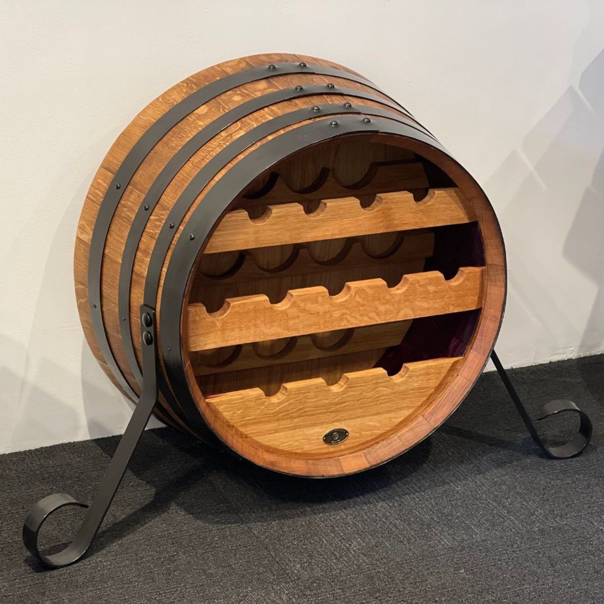 Half Barrel Bottle Rack ArchiPro NZ